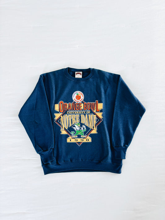 Medium Nutmeg Mills 1990 Orange Bowl Crewneck Sweatshirt